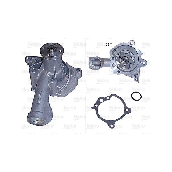 Vandens siurblys, variklio aušinimas VALEO 506404
