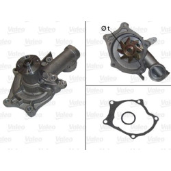 Vandens siurblys, variklio aušinimas VALEO 506407