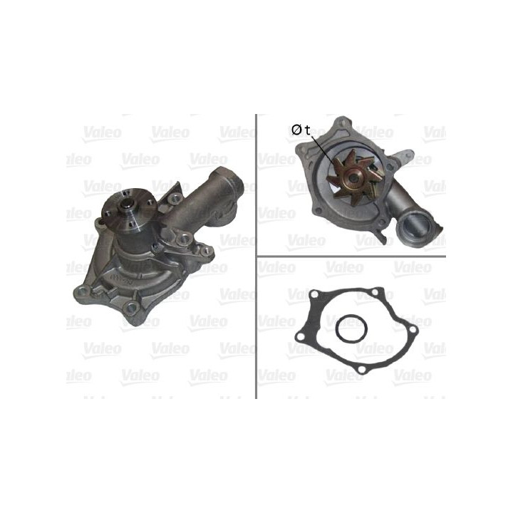 Vandens siurblys, variklio aušinimas VALEO 506407