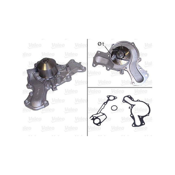 Vandens siurblys, variklio aušinimas VALEO 506408
