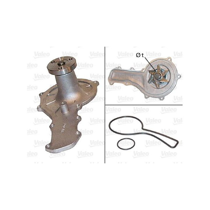 Vandens siurblys, variklio aušinimas VALEO 506455