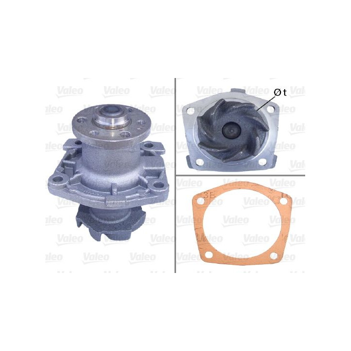Vandens siurblys, variklio aušinimas VALEO 506508