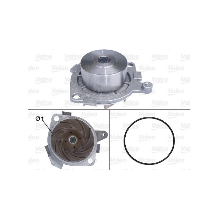 Vandens siurblys, variklio aušinimas VALEO 506516