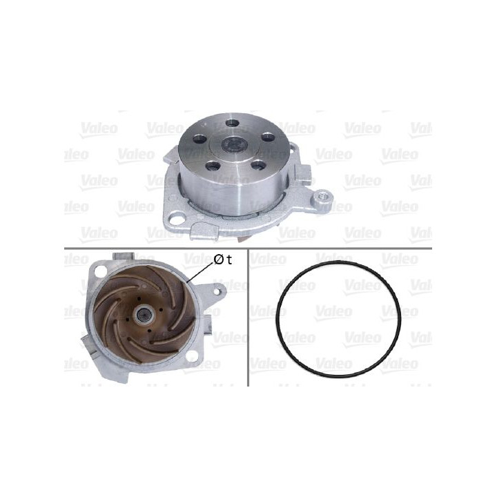 Vandens siurblys, variklio aušinimas VALEO 506525