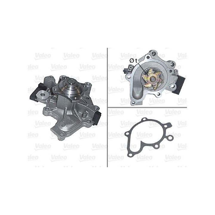 Vandens siurblys, variklio aušinimas VALEO 506536