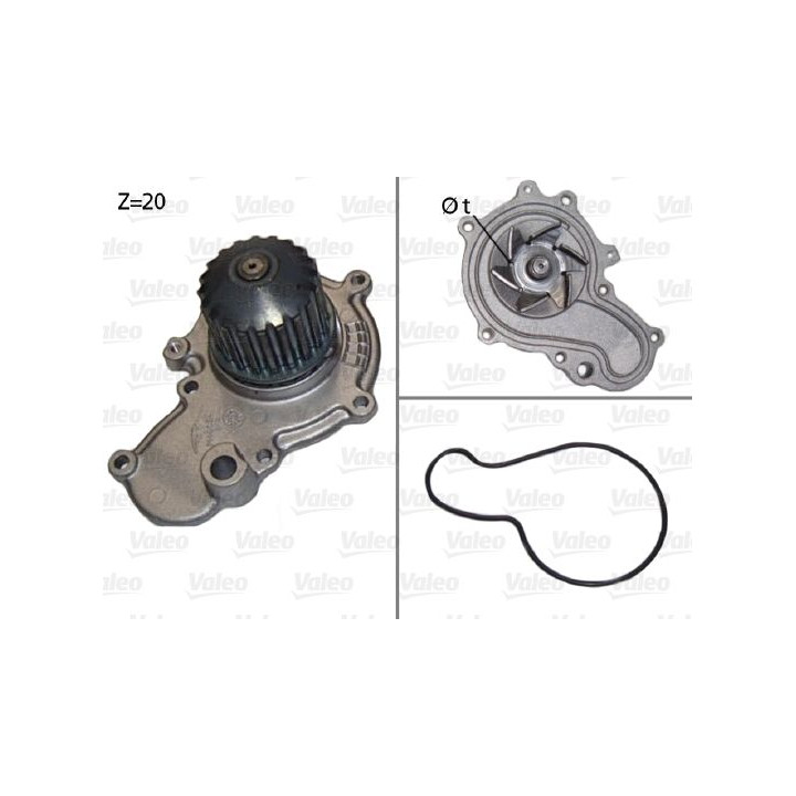 Vandens siurblys, variklio aušinimas VALEO 506538