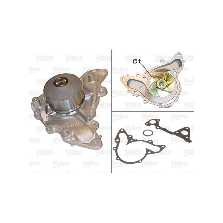 Vandens siurblys, variklio aušinimas VALEO 506539