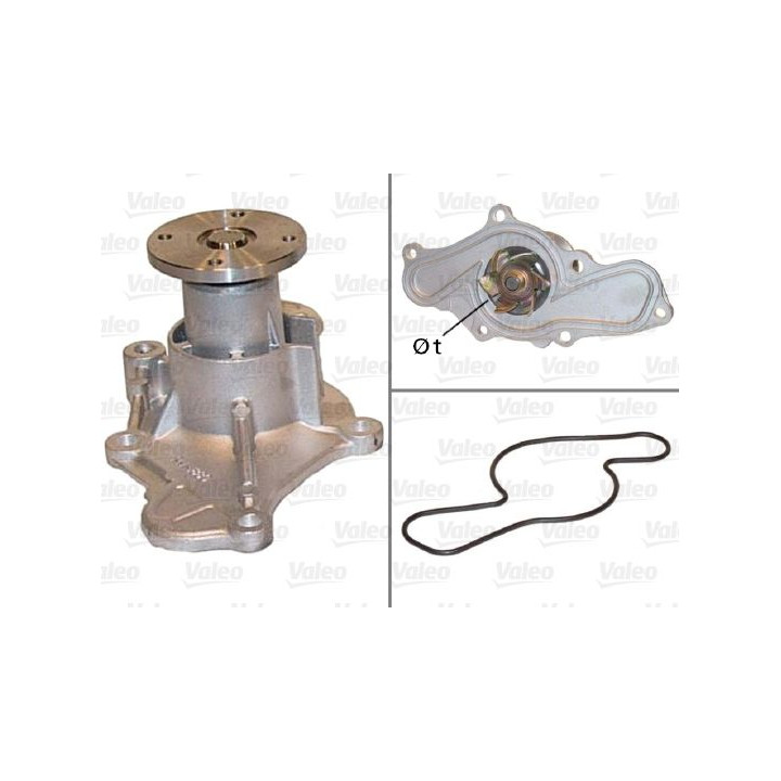 Vandens siurblys, variklio aušinimas VALEO 506544