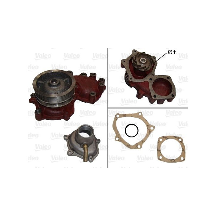 Vandens siurblys, variklio aušinimas VALEO 506560