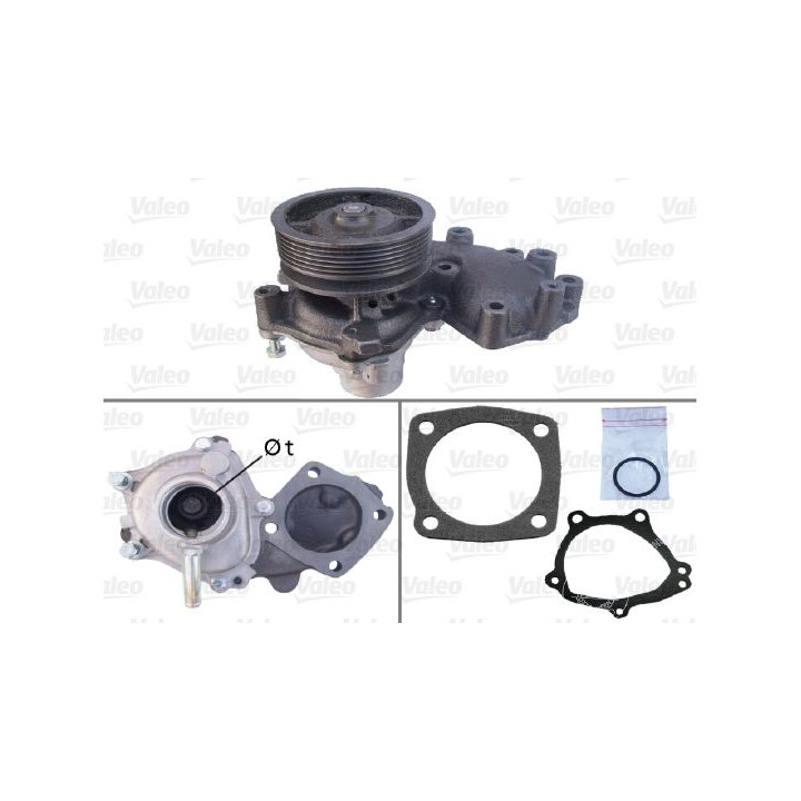 Vandens siurblys, variklio aušinimas VALEO 506563