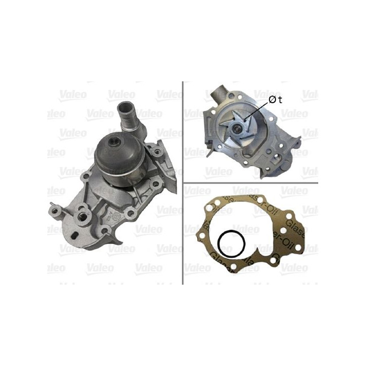 Vandens siurblys, variklio aušinimas VALEO 506580