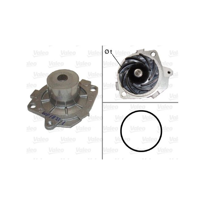 Vandens siurblys, variklio aušinimas VALEO 506590