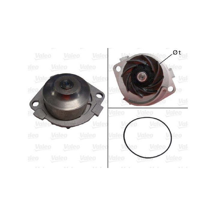 Vandens siurblys, variklio aušinimas VALEO 506597