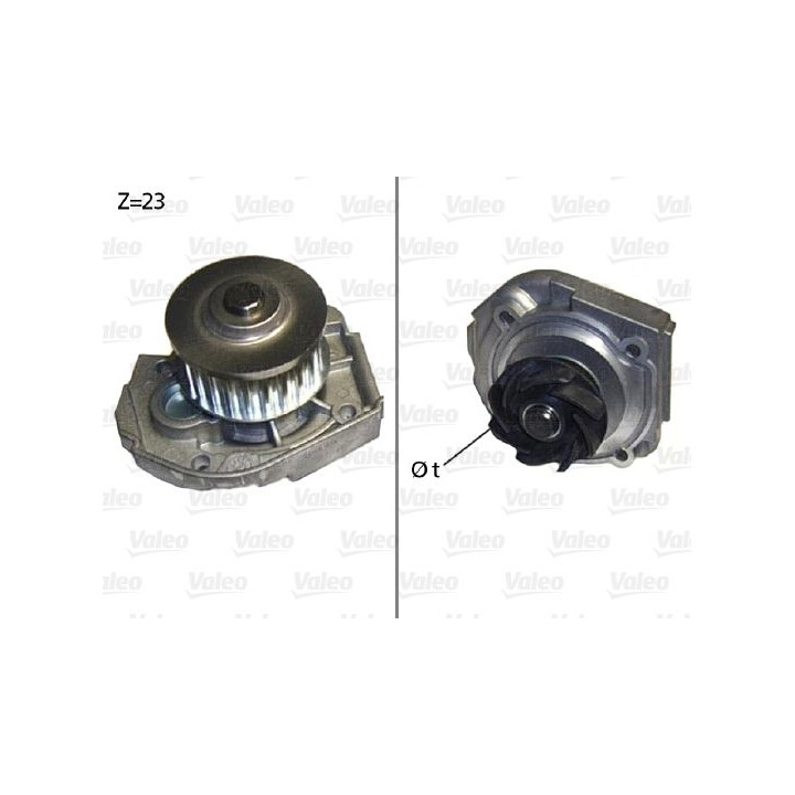 Vandens siurblys, variklio aušinimas VALEO 506598