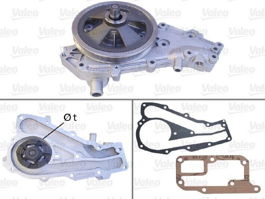 Vandens siurblys, variklio aušinimas VALEO 506599