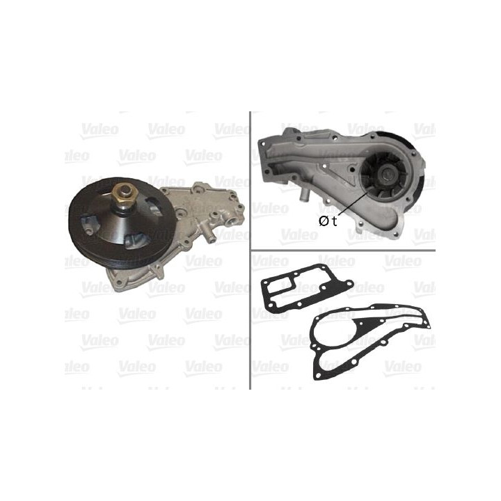 Vandens siurblys, variklio aušinimas VALEO 506600
