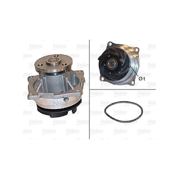 Vandens siurblys, variklio aušinimas VALEO 506604