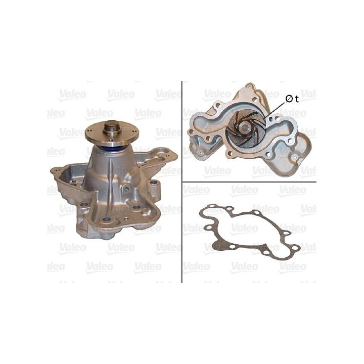 Vandens siurblys, variklio aušinimas VALEO 506611