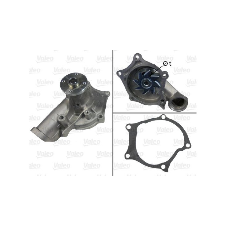 Vandens siurblys, variklio aušinimas VALEO 506617