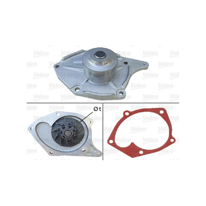 Vandens siurblys, variklio aušinimas VALEO 506674