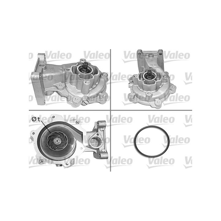 Vandens siurblys, variklio aušinimas VALEO 506693