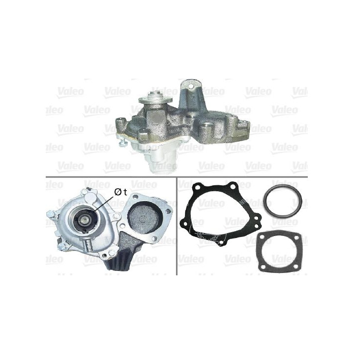 Vandens siurblys, variklio aušinimas VALEO 506695