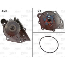 Vandens siurblys, variklio aušinimas VALEO 506696