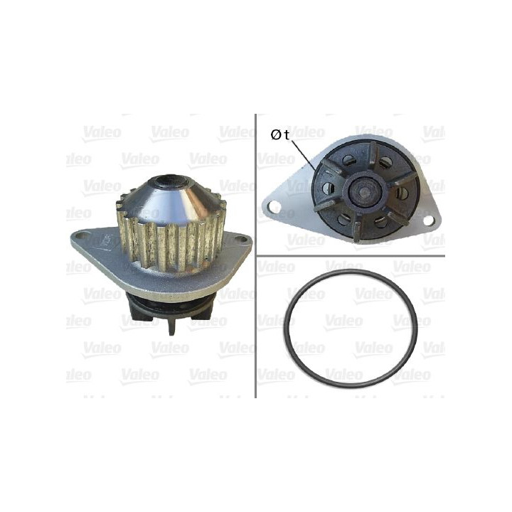 Vandens siurblys, variklio aušinimas VALEO 506704