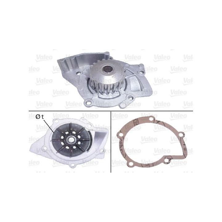 Vandens siurblys, variklio aušinimas VALEO 506719