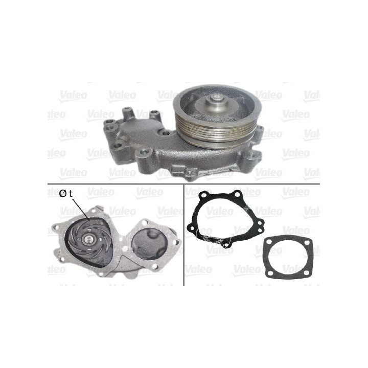 Vandens siurblys, variklio aušinimas VALEO 506722