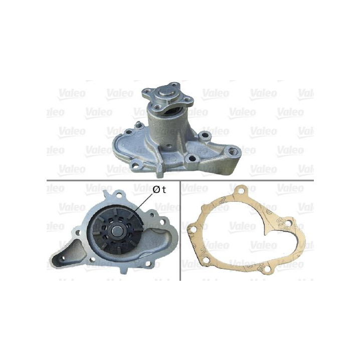 Vandens siurblys, variklio aušinimas VALEO 506777