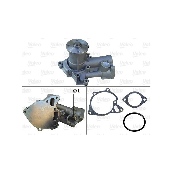 Vandens siurblys, variklio aušinimas VALEO 506778