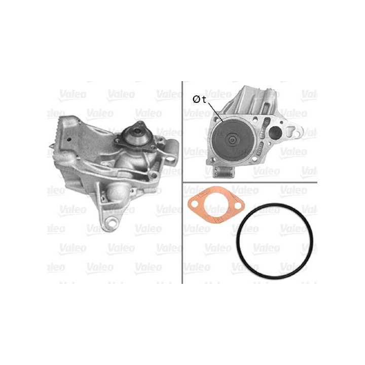 Vandens siurblys, variklio aušinimas VALEO 506783