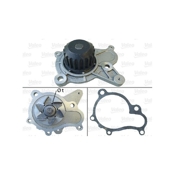 Vandens siurblys, variklio aušinimas VALEO 506814