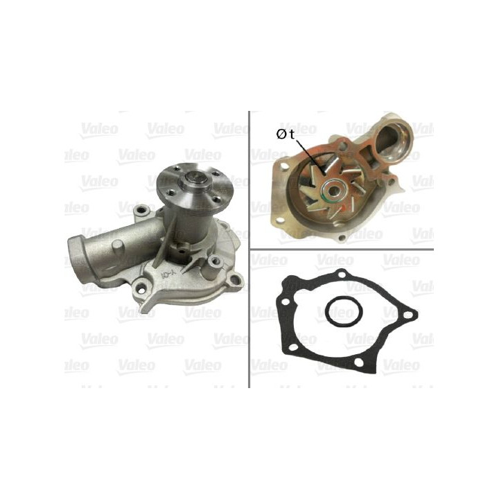 Vandens siurblys, variklio aušinimas VALEO 506816