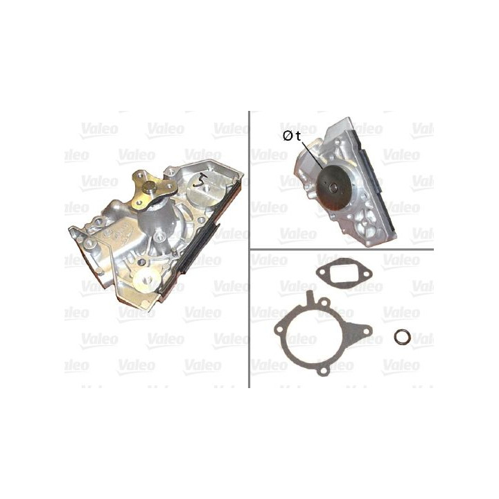 Vandens siurblys, variklio aušinimas VALEO 506817