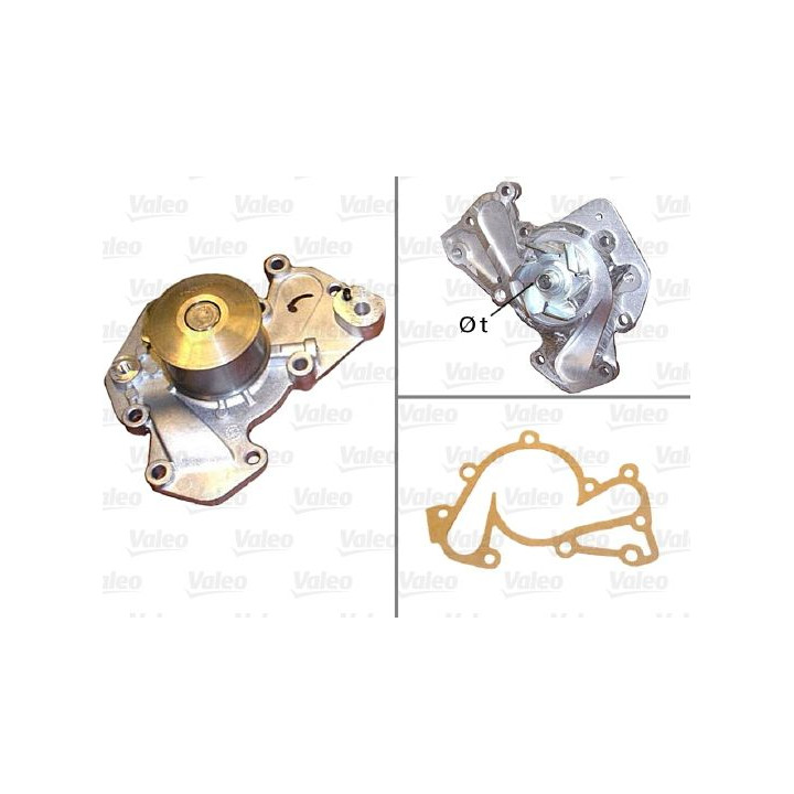 Vandens siurblys, variklio aušinimas VALEO 506819