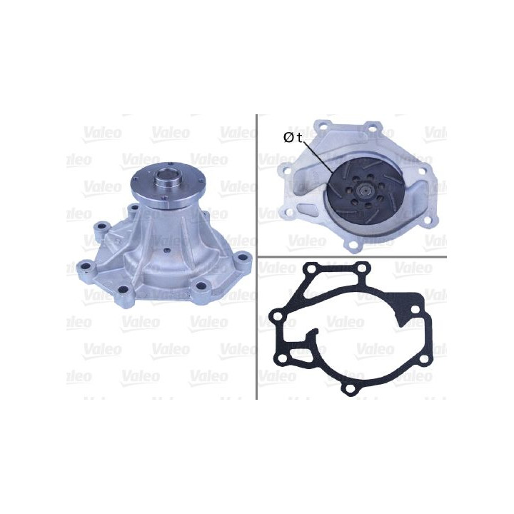 Vandens siurblys, variklio aušinimas VALEO 506826