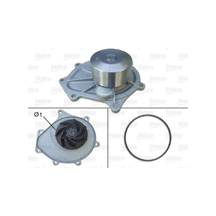 Vandens siurblys, variklio aušinimas VALEO 506842