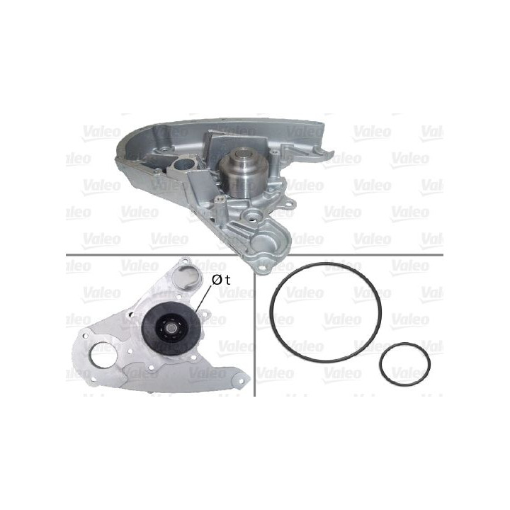 Vandens siurblys, variklio aušinimas VALEO 506864