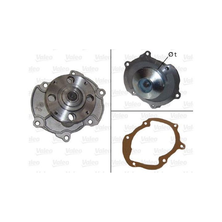 Vandens siurblys, variklio aušinimas VALEO 506866