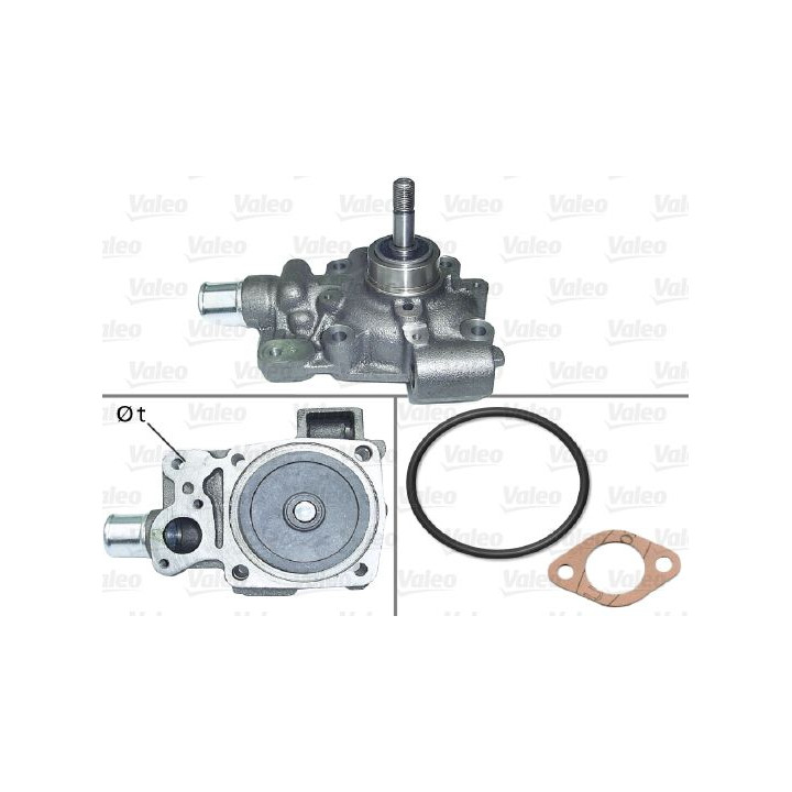 Vandens siurblys, variklio aušinimas VALEO 506879