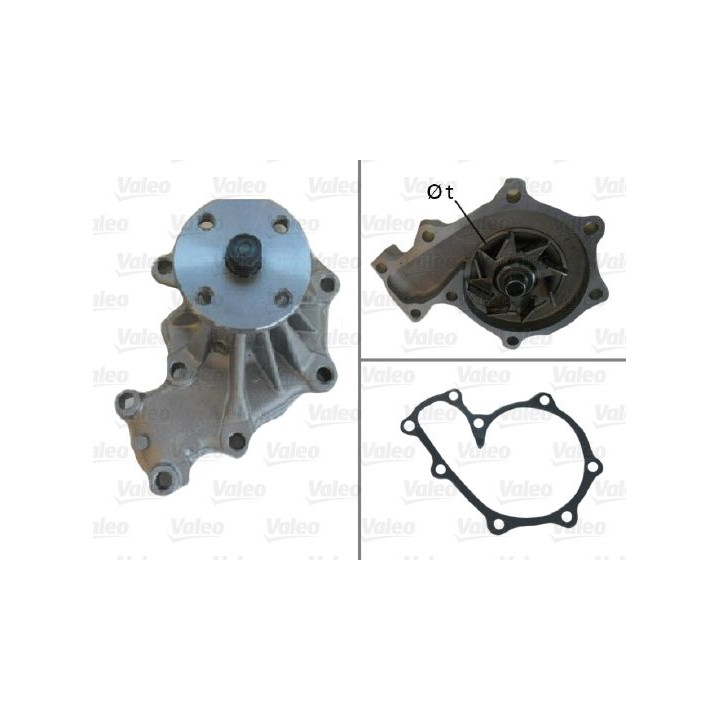 Vandens siurblys, variklio aušinimas VALEO 506898