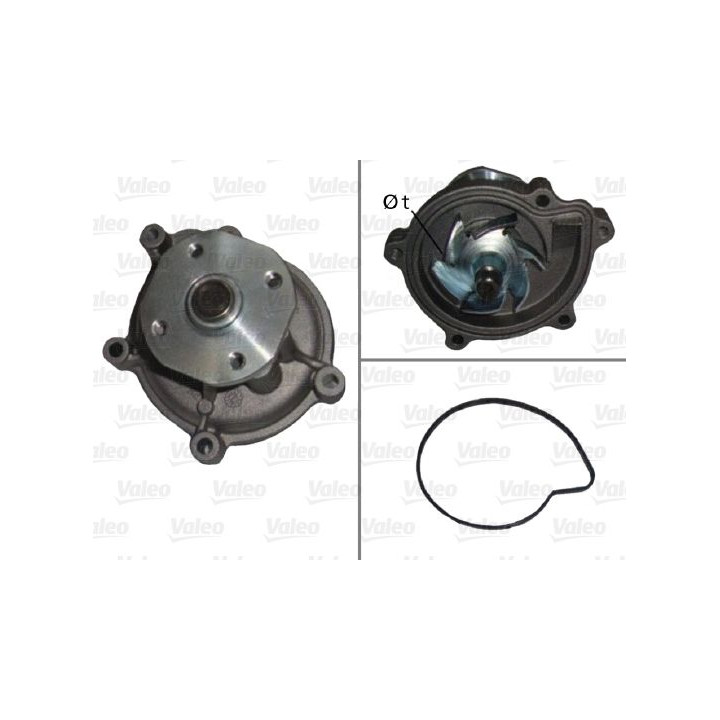 Vandens siurblys, variklio aušinimas VALEO 506899