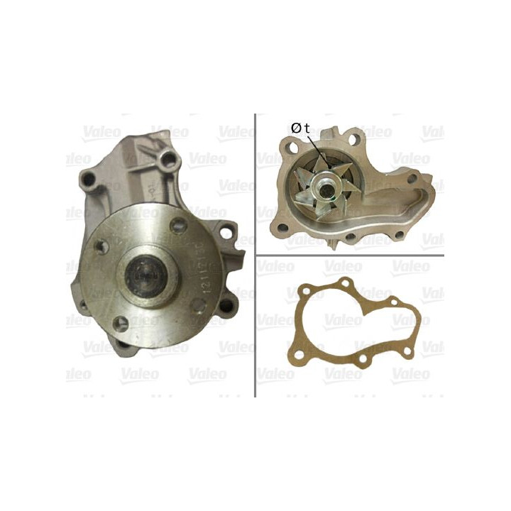 Vandens siurblys, variklio aušinimas VALEO 506900