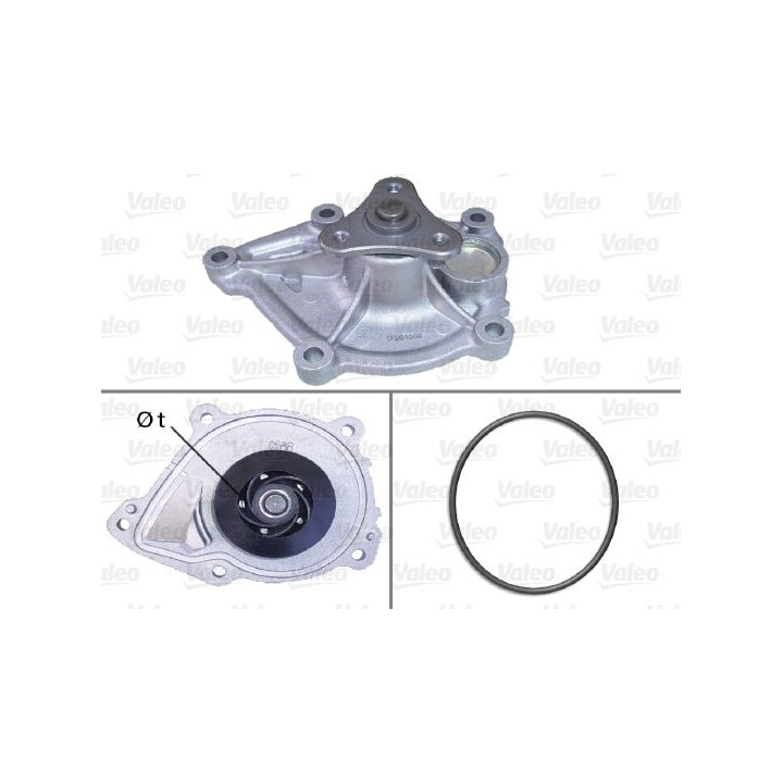 Vandens siurblys, variklio aušinimas VALEO 506914