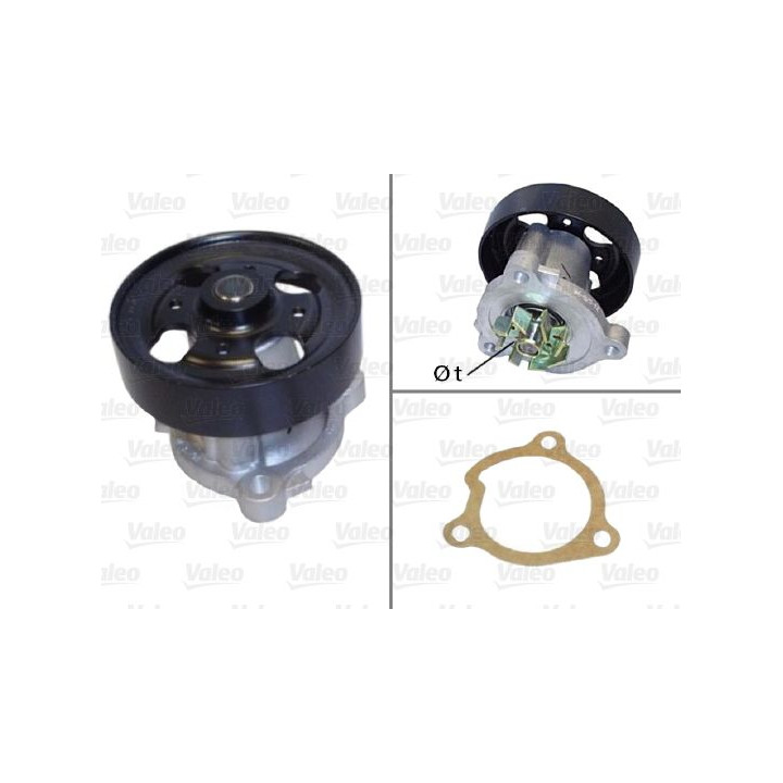 Vandens siurblys, variklio aušinimas VALEO 506916