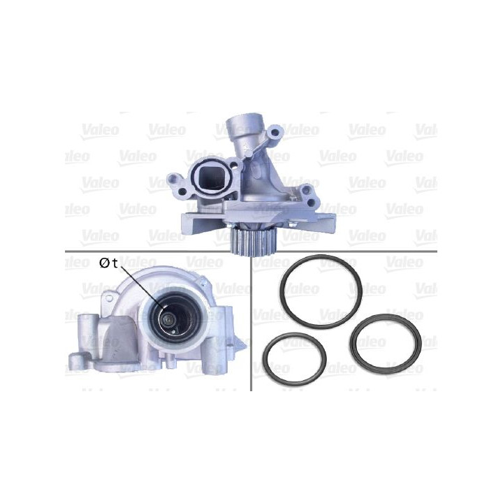 Vandens siurblys, variklio aušinimas VALEO 506918