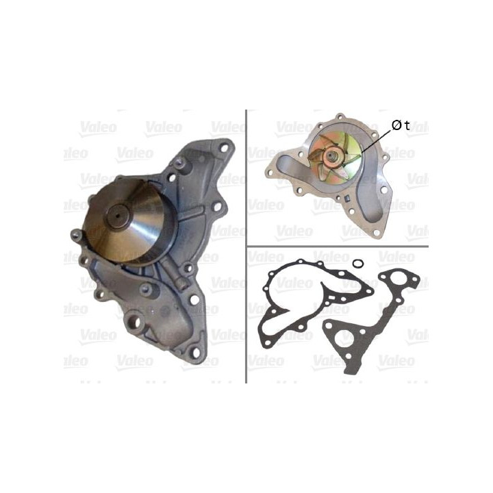 Vandens siurblys, variklio aušinimas VALEO 506935