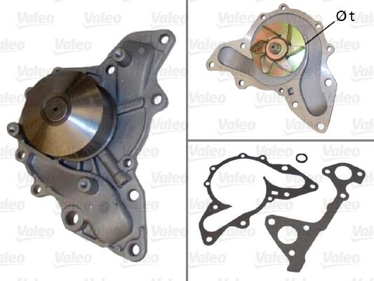 Vandens siurblys, variklio aušinimas VALEO 506935
